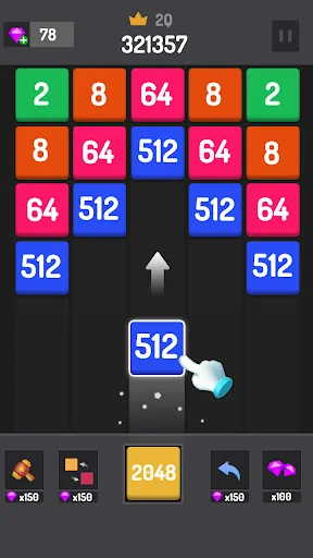 Descarga Number Games – 2048 Blocks: Rompecabezas Adictivo Gratis - Screenshot 5