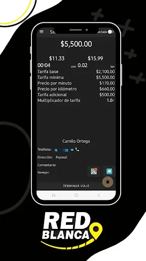 Red Blanca Conductor: Trabaja en tu tiempo libre – Descarga APK - Screenshot 10