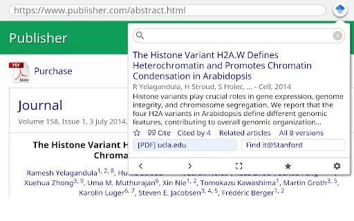 Google Scholar Button: Accede a Artículos Académicos al Instante - Screenshot 2