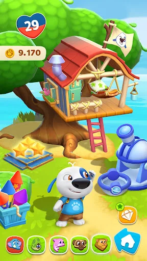 Descargar My Talking Hank: Islands – Aventura y Mascotas Gratis - Screenshot 2
