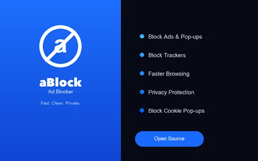 aBlock: Bloqueador de anuncios gratis para Chrome – Navega rápido - Screenshot 5