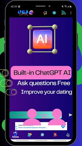 Descargar USA Dating APK – Conecta con Personas de EE. UU. y Francia - Screenshot 4