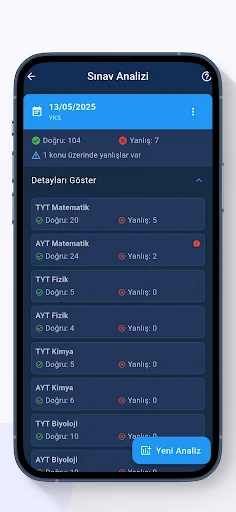 Sınav Yardımcın: YKS KPSS DGS – Prepárate para tus Exámenes Gratis - Screenshot 7