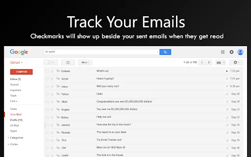 Email Tracker: Rastrear Correos y Bloquear Píxeles Gratis - Screenshot 1