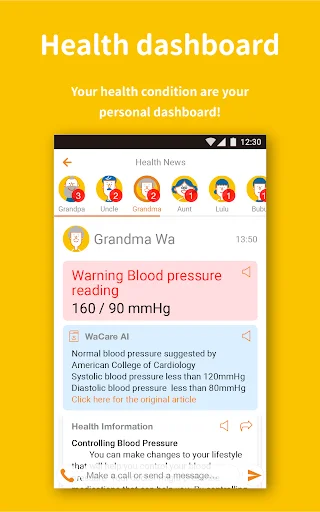 Descarga WaCare APK: Comunidad de Salud y Bienestar Familiar - Screenshot 4