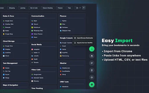 LumiList: Gestor de Marcadores Visual para Chrome – Descarga Gratis - Screenshot 4
