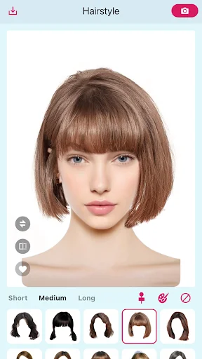 Hairstyle Try On: Cambia tu Look con IA – Descarga Gratis - Screenshot 13