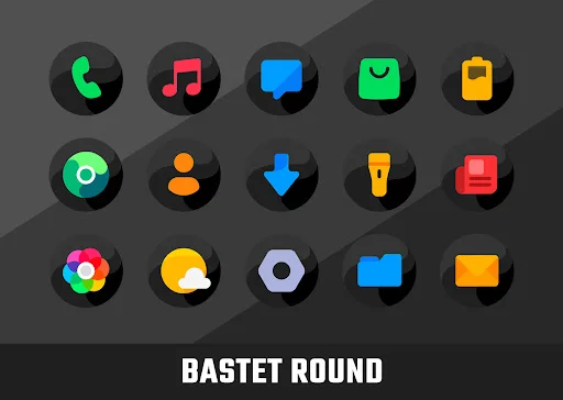 Descargar Bastet Icon Pack: 3800 Iconos Redondos y Oscuros - Screenshot 7