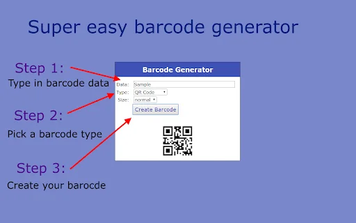 Generador de Códigos de Barras – Crea Códigos QR Gratis - Screenshot 1
