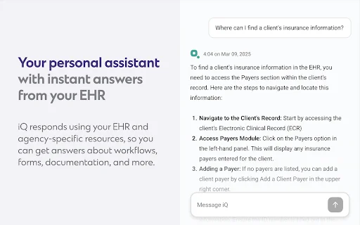 Qualifacts iQ: Optimiza tu Documentación Clínica con IA - Screenshot 5