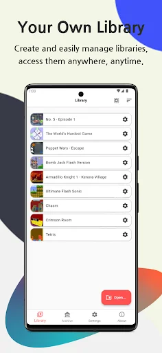 FlashArch: Reproductor SWF y Juegos Flash Gratis para Android - Screenshot 3