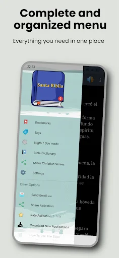 Biblia Reina Valera 1960: Lectura Offline y Audio – Descarga Ya - Screenshot 2