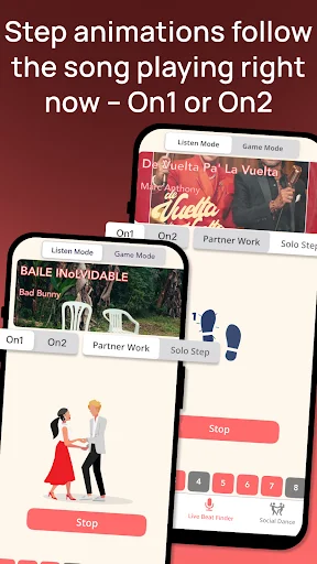 Descarga Dancetime: Encuentra el ritmo de salsa en canciones reales - Screenshot 2