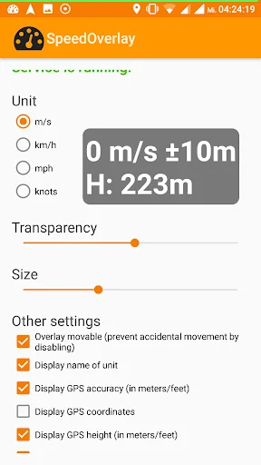 Speed Overlay: Velocímetro GPS Preciso en tu Pantalla – Descarga - Screenshot 6