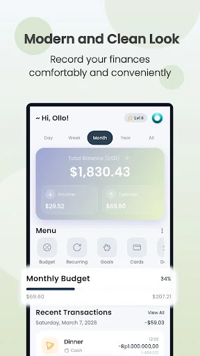 Descargar Ollo: Gestor de Gastos y Presupuestos – Controla tu Dinero - Screenshot 1