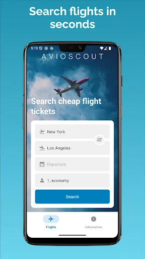 AvioScout: Encuentra Vuelos Baratos y Ofertas de Viaje – Descargar - Screenshot 1