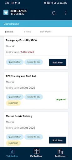 Descargar Maersk Training TMS – Gestiona tu Formación en Línea - Screenshot 3