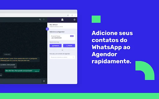 CRM para WhatsApp Web de Agendor: Gestiona tus Leads Fácilmente - Screenshot 2