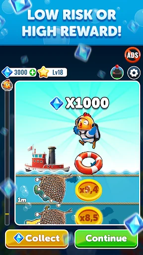Descargar Chicken Cross – Sea Cross 2 – ¡Gana hasta x1000! - Screenshot 3