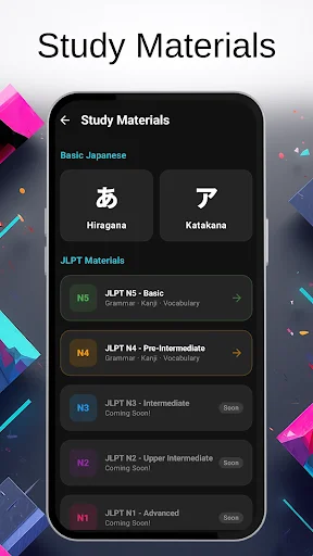 N1 Master of JLPT: N5-N1 – Aprende Japonés de Forma Divertida - Screenshot 2