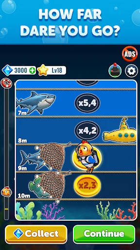 Descargar Chicken Cross – Sea Cross 2 – ¡Gana hasta x1000! - Screenshot 1