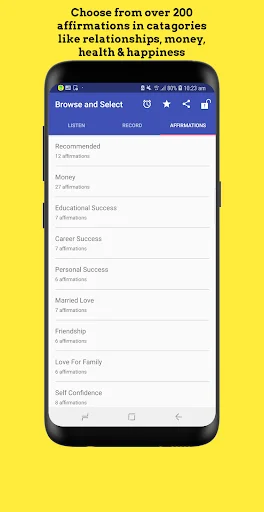 Creation – Voice Affirmations: Graba y escucha tus afirmaciones - Screenshot 5