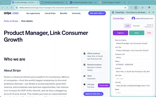 CareerOps: Optimiza tu Búsqueda de Empleo y Organiza tu Red Profesional - Screenshot 1