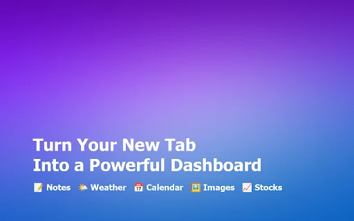 New Tab Widgets: Personaliza tu Dashboard y Aumenta tu Productividad - Screenshot 1