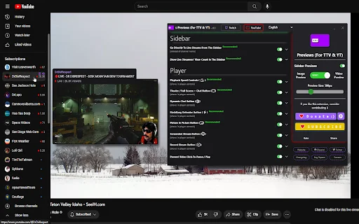 Previews: Mejora Twitch, YouTube y Kick – Descarga Gratis - Screenshot 2