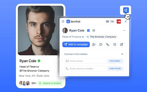 lemlist: Automatiza tu prospección y ventas en Gmail y CRM - Screenshot 1
