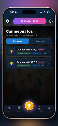 Truco Argentino y Uruguayo: Juega Online con Chat de Voz y 3v3 - Screenshot 4