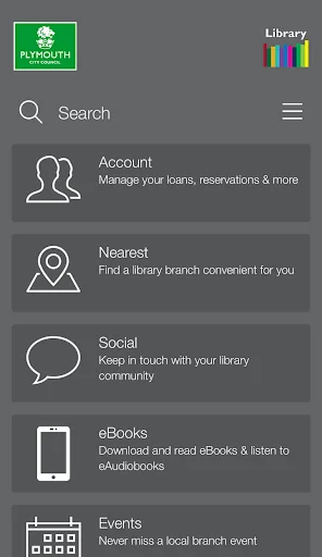Descargar Plymouth Libraries APK – Gestión de Libros Gratis - Screenshot 1
