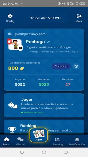 Truco Argentino y Uruguayo: Juega Online con Chat de Voz y 3v3 - Screenshot 14
