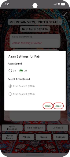 Qibla Finder, Corán y Mezquitas – Tu guía islámica completa - Screenshot 8
