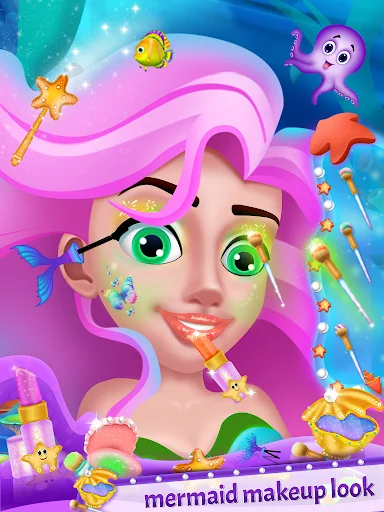 Descarga Princess Mermaid Story – Vive Aventuras Submarinas Gratis - Screenshot 6