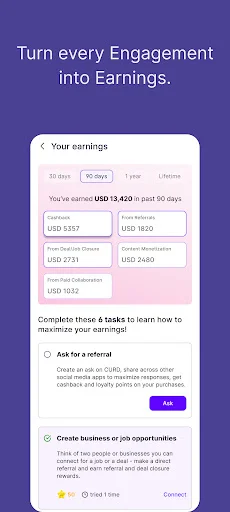 Descargar CURD: Socialmedia. Marketplace – Red de Referencias - Screenshot 5