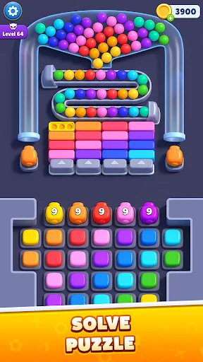 Descarga Color Beads Drop: El Puzzle de Colores más Adictivo - Screenshot 4