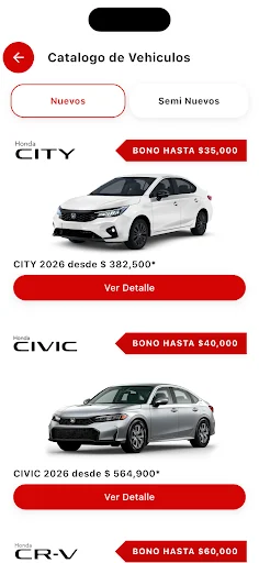 Descarga Honda Optima: Gestión integral para clientes Honda - Screenshot 3