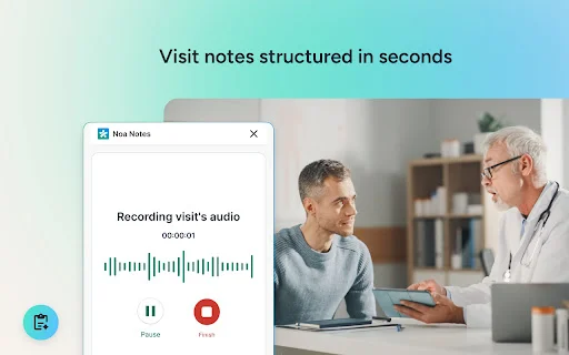 Noa Notes: Asistente Médico con IA para tu Navegador – Descarga - Screenshot 2