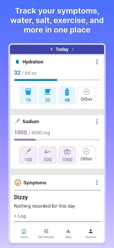 POTSie: Gestión Integral para POTS – Seguimiento y Salud - Screenshot 1