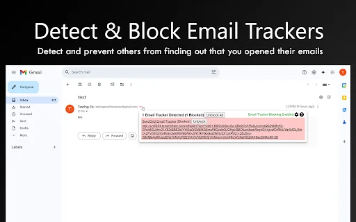 Email Tracker: Rastrear Correos y Bloquear Píxeles Gratis - Screenshot 3