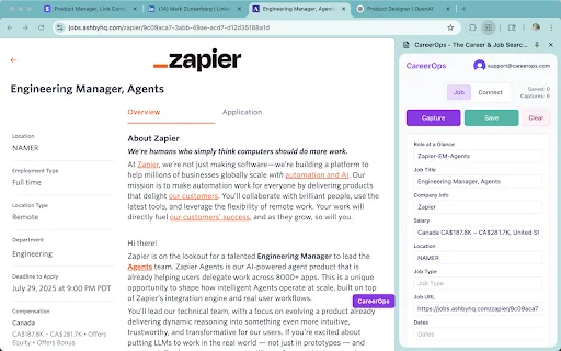 CareerOps: Optimiza tu Búsqueda de Empleo y Organiza tu Red Profesional - Screenshot 2