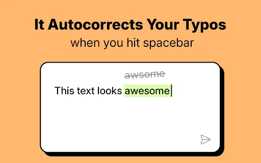 KeyCorrect: Autocorrector y Expansor de Texto para Chrome - Screenshot 1