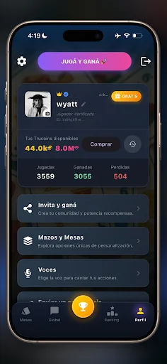 Truco Argentino y Uruguayo: Juega Online con Chat de Voz y 3v3 - Screenshot 8