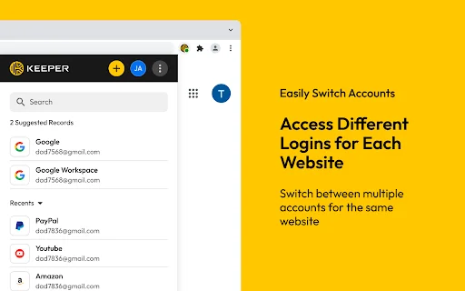 Keeper Password Manager: Protege tus cuentas y datos personales - Screenshot 4