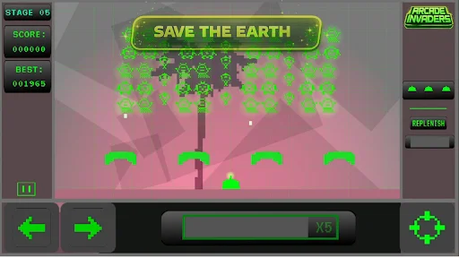 Arcade Invaders From Space: Disfruta la Acción Retro en tu Móvil - Screenshot 2