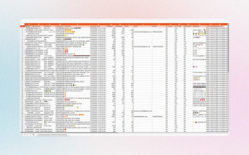ICommentExporter: Exporta comentarios de Instagram a Excel y CSV - Screenshot 3