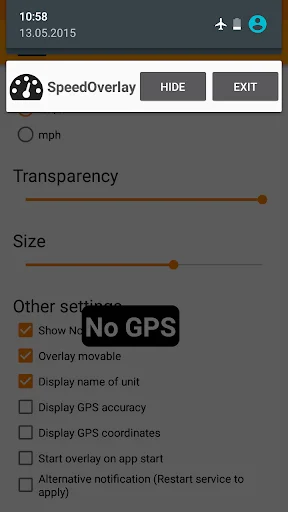 Speed Overlay: Velocímetro GPS Preciso en tu Pantalla – Descarga - Screenshot 5
