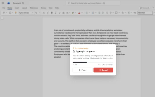 Duey.ai: Humanizer y Auto Typer para Google Docs y Word Online - Screenshot 5