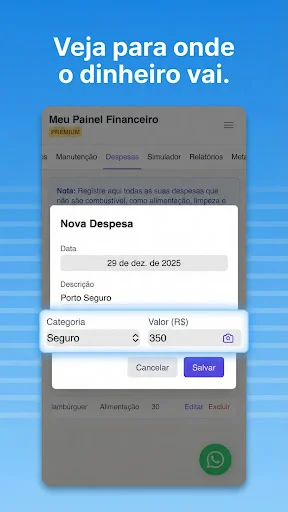 Descarga Roda Lucro: Gestión Financiera para Conductores - Screenshot 4